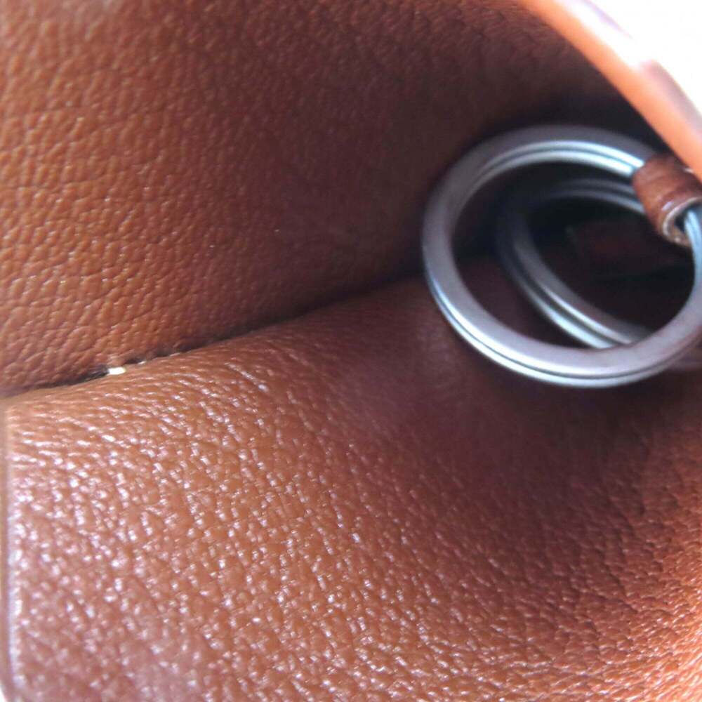 HERMES Vintage Margiela Era Leather Clochette Necklace, Brown, □C Stamp, Made... - Picture 9 of 11
